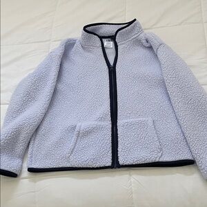 Athletic Works Kids Fleece Jacket - Light Blue/ Purple